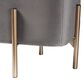 Baxton Studio Aleron Mid-Century Modern Storage Ottoman in Grey, , large