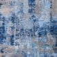 Nourison Prismatic PRS10 7"9" x 9"9" Blue and Grey Area Rug, , large