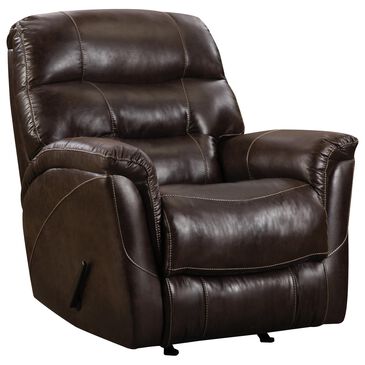 Homestretch Sierra Manual Rocker Recliner in Espresso, , large