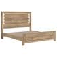 Ashley Brozmont 4 Piece King Platform Panel Bedroom Set in Natural Brown, , large