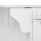 HOMLUX 51" Kitchen Island with Tilt Trash Can Cabinet in White, , large