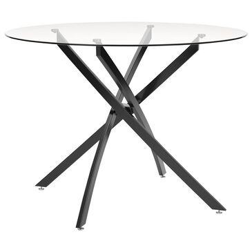 Ashley Pharwynn Round Dining Table in Dark Gunmetal - Table Only, , large