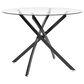 Ashley Pharwynn Round Dining Table in Dark Gunmetal - Table Only, , large