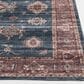 Central Oriental Rugease Raquel 5" x 7" Aerugo and Rust Area Rug, , large
