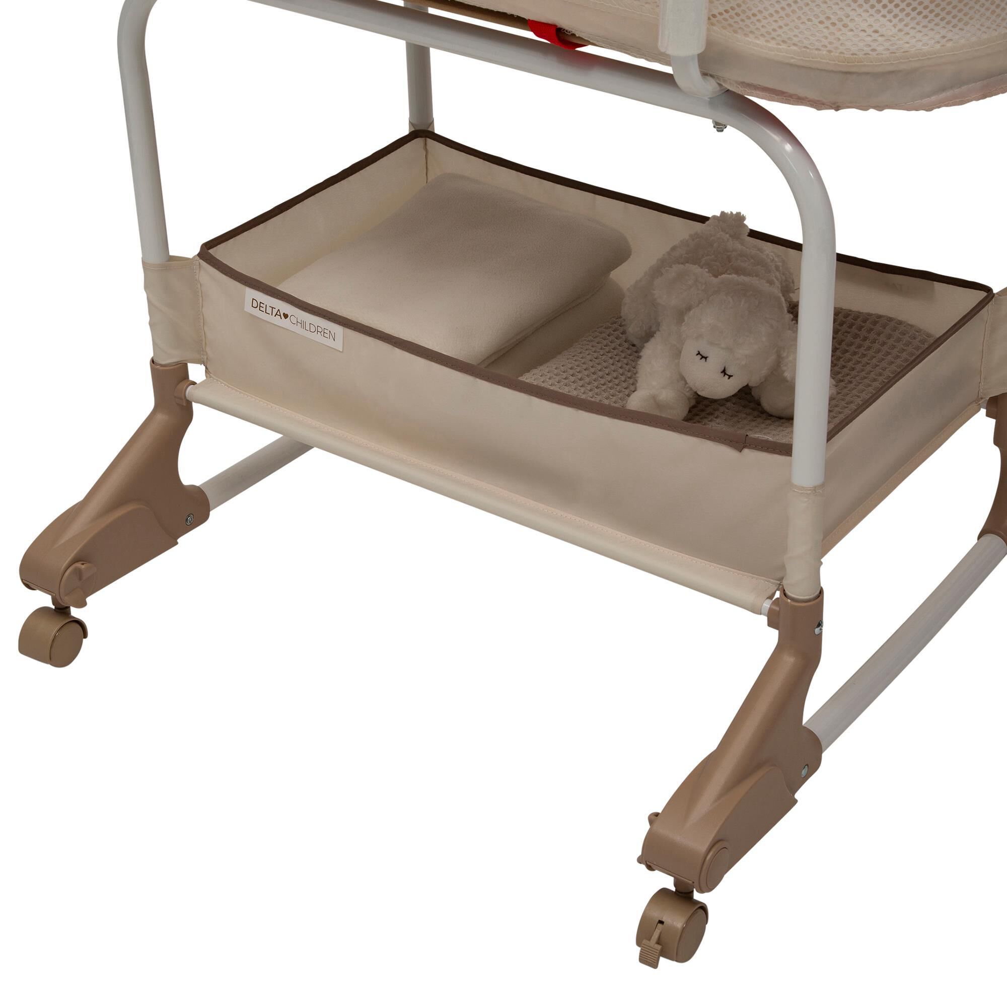 Delta children playtime rocking jungle bassinet deals