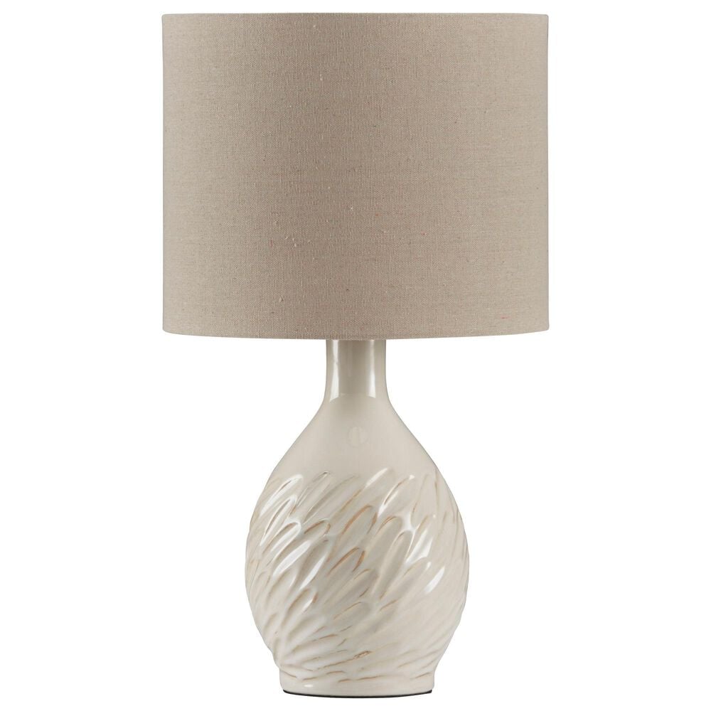 Ashley Garinton Table Lamp in Distressed Cream, , large