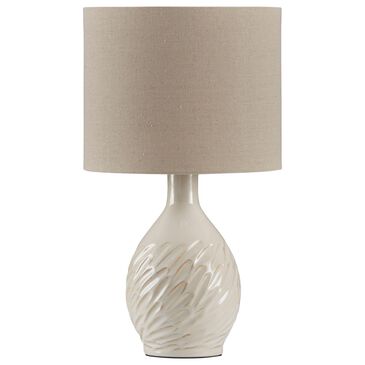 Ashley Garinton Table Lamp in Distressed Cream, , large