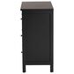 Baxton Studio Yelena 3-Drawer Storage Cabinet in Black, , large