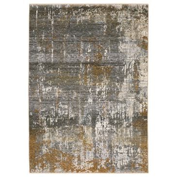 Oriental Weavers Hayden 7"10" x 10"10" Grey and Gold Area Rug, , large