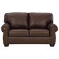 Ashley Colleton Stationary Sofa and Loveseat Set in Dark Brown, , large
