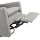 M Design Village Uptown Swivel Push Back Rocker Recliner in Gray, , large