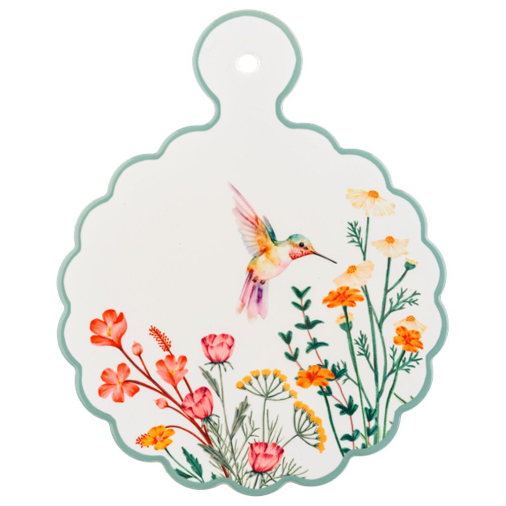 Ganz Meadow Hummingbird Charcuterie Board in Multicolor, , large