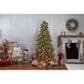 The Gerson Company 7.5" Pre-Lit Arcadia Fir Christmas Tree in Green, , large