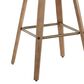 LumiSource Preston Swivel Counter Stool in Whitewashed and Antique Copper, , large