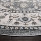 Safavieh Isabella ISA936F 6"7" Round Gray and Cream Area Rug, , large