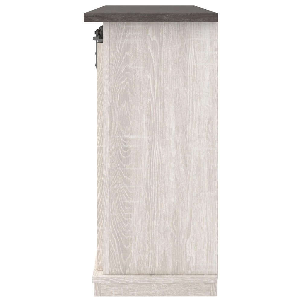 Ashley Dorrinson 54&quot; TV Stand in Antique White and Gray, , large
