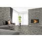 Emser Echo Gray 11" x 13" Glass Mosaic Sheet, , large
