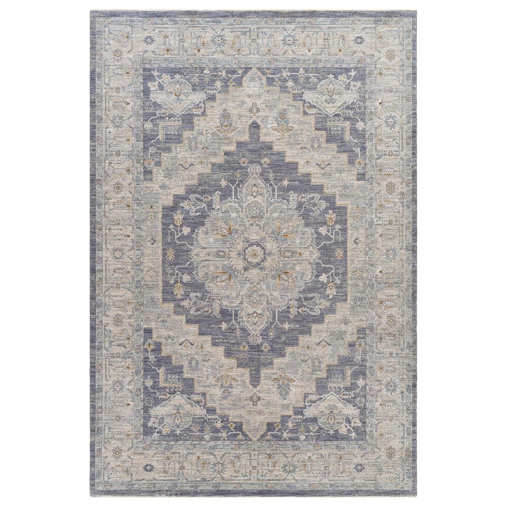 Surya Avant Garde 6"7" x 9"6" Gray, Beige and Denim Area Rug, , large