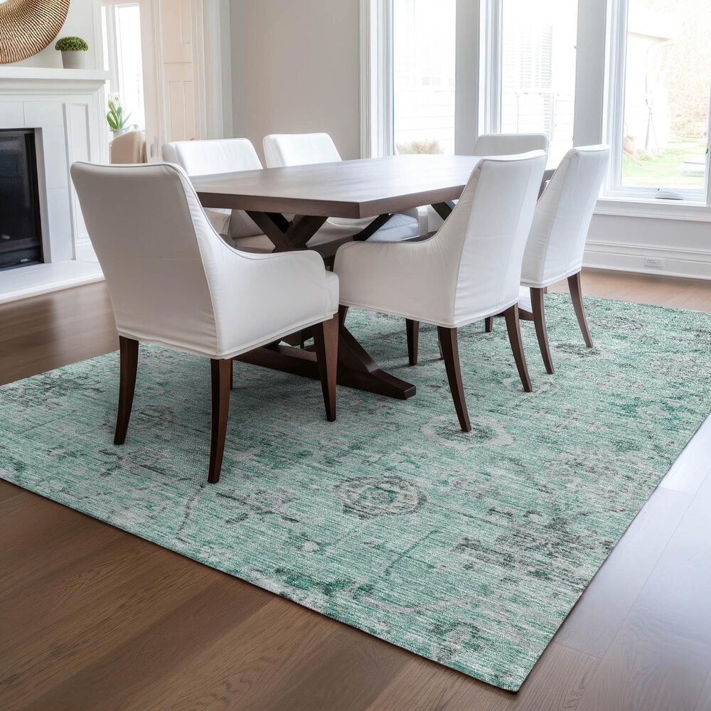 Dalyn Rug Company Solace SL10 5&#39; x 7&#39;6&quot; Teal Area Rug, , large