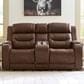 Ashley Knightington Power Reclining Loveseat in Brown, , large
