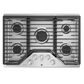GE Profile 30" Gas Cooktop with 30" Built-In Convection Single Wall Oven in Black Stainless Steel, , large
