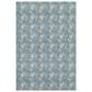 Dalyn Rug Company Soft Essentials Chevron Teal 10" x 14" Area Rug, , large