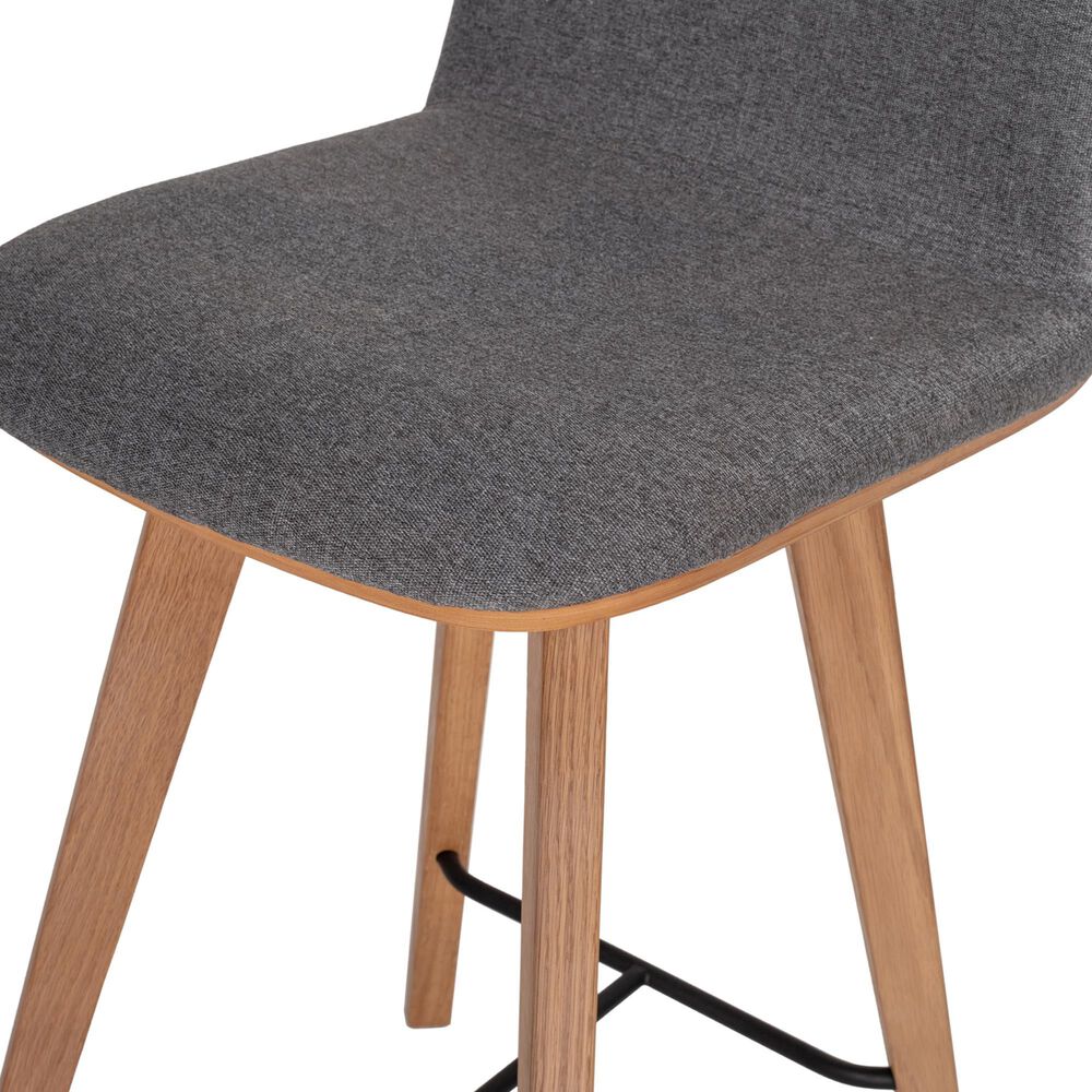 Moe&#39;s Home Collection Napoli Counter Stool in Elephant Grey, , large