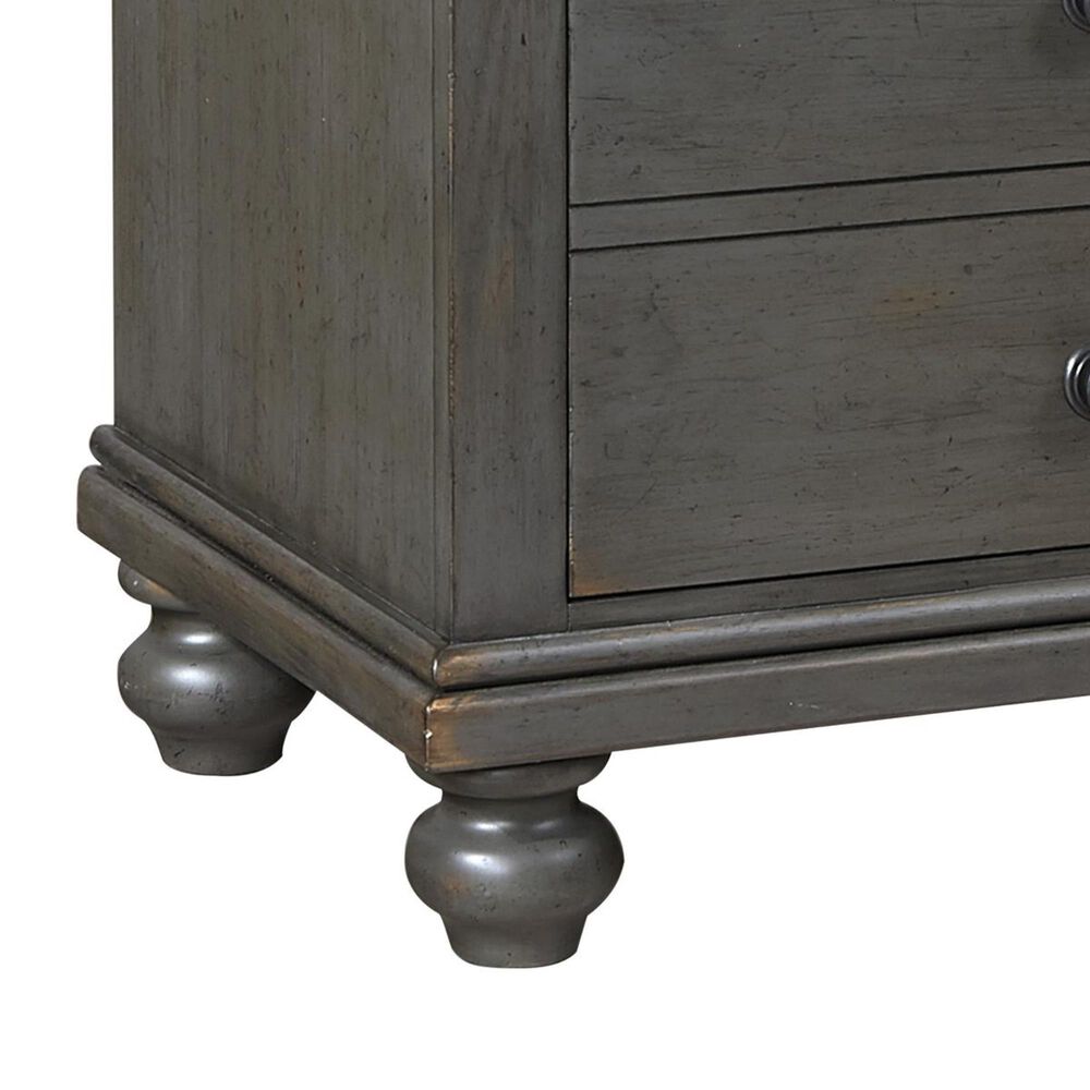 Riva Ridge Oxford 2 Drawer Nightstand in Peppercorn, , large