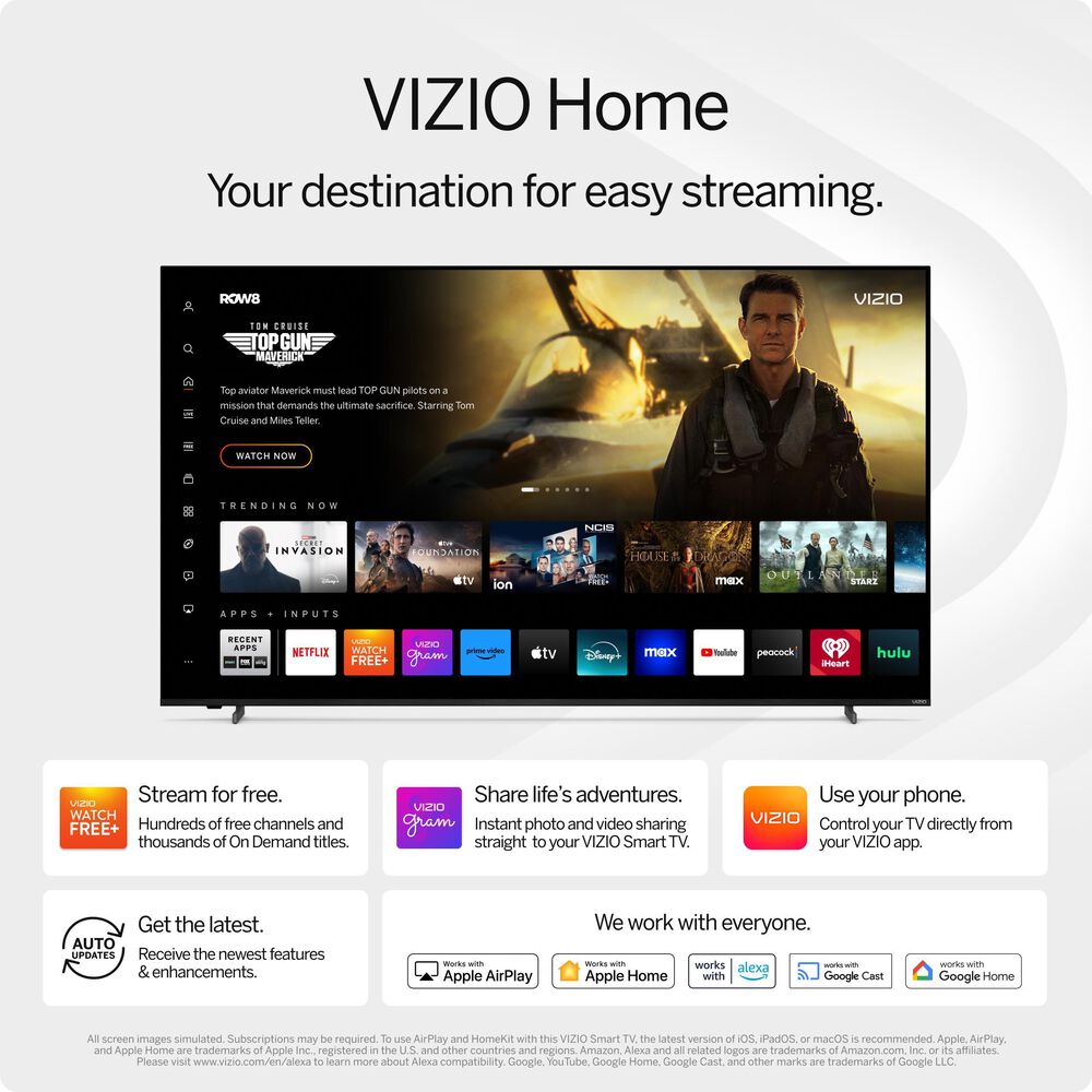 VIZIO 50&quot; Class Quantum Pro Premium 4K QLED HDR 120Hz Smart TV, , large