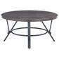 Linon Home Decor Glenroy 3-Piece Occasional Table Set in Charcoal Brown and Charcoal Grey, , large