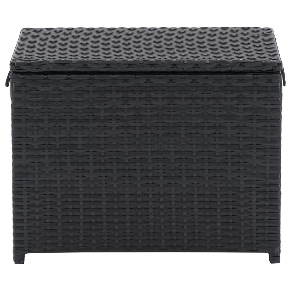 CorLiving Parksville Patio Cooler Table in Black, , large