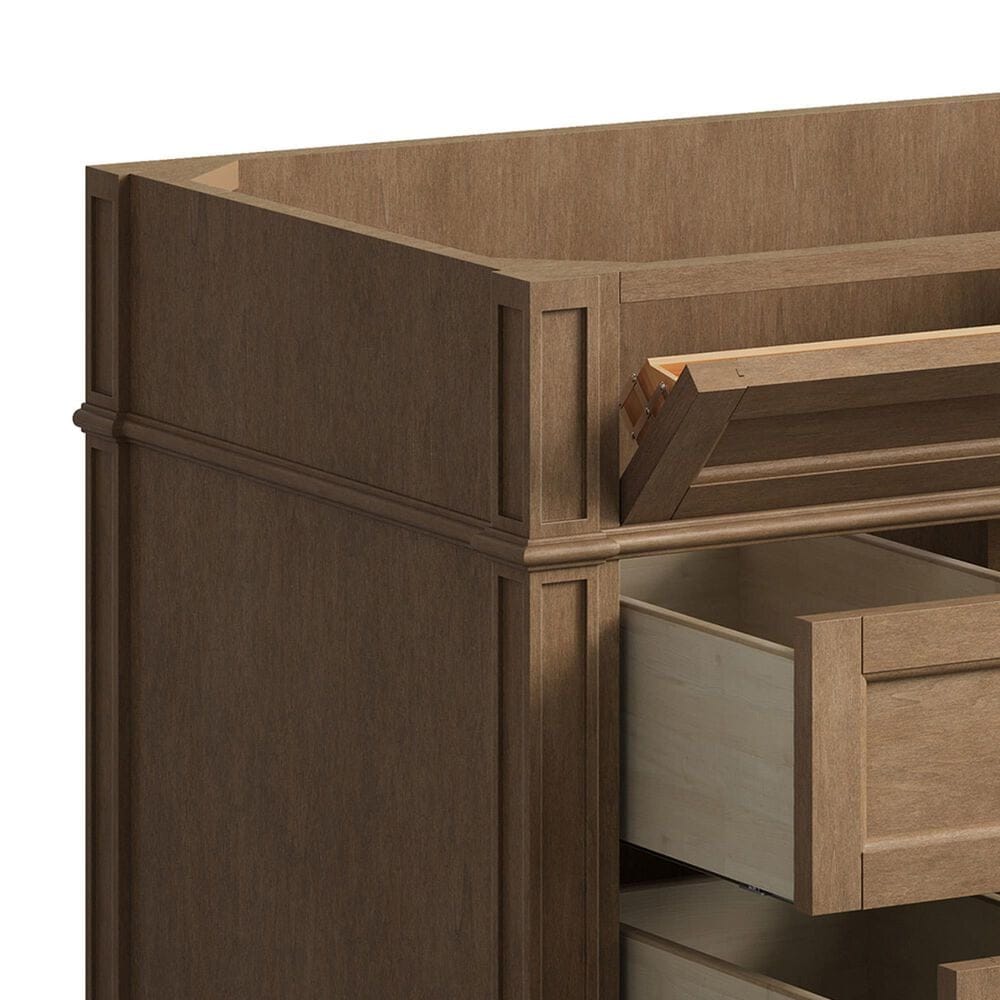 James Martin Brittany 36" Single Bathroom Vanity Cabinet in Pecan, , large