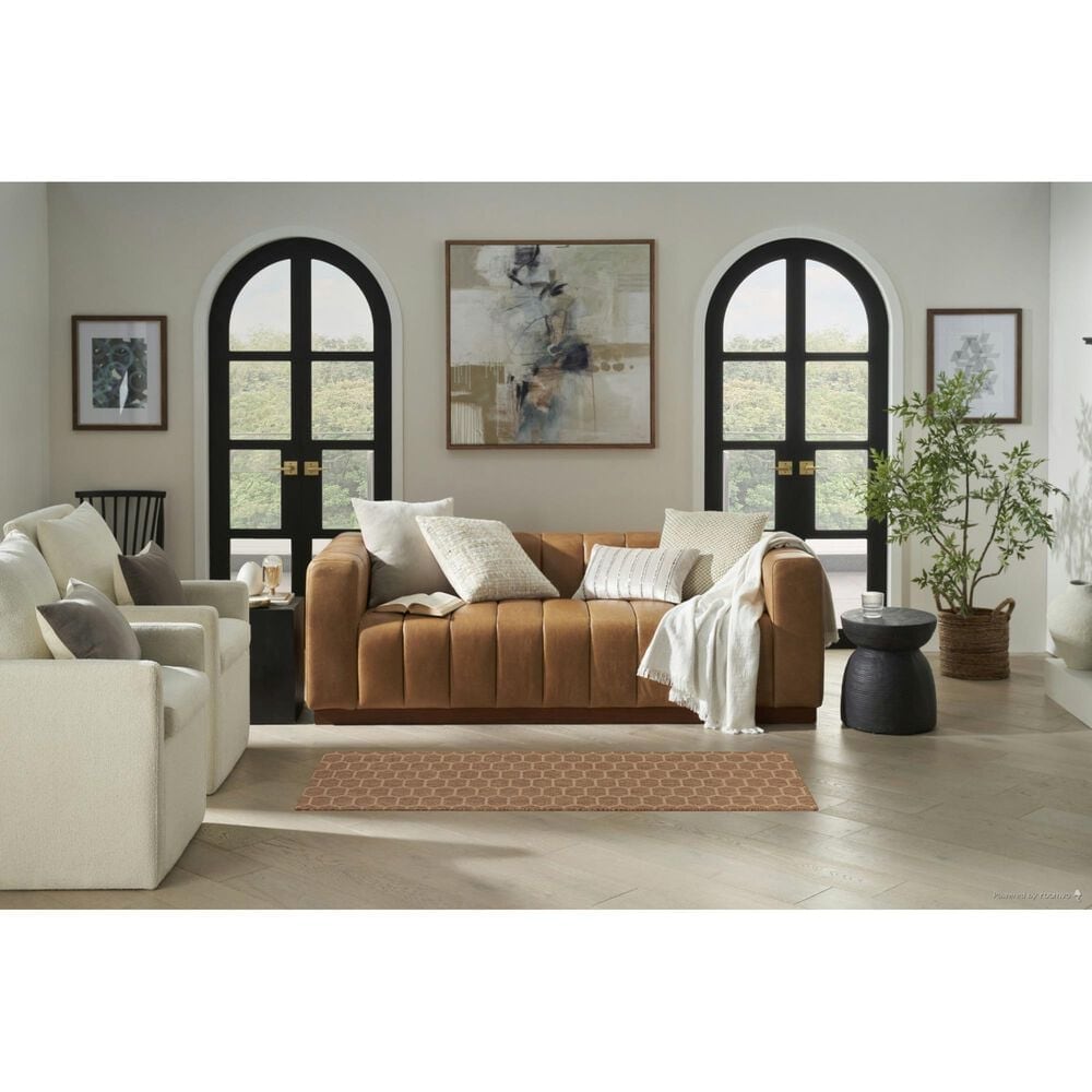 Nourison Twist Reversible 2&#39; x 6&#39; Natural Indoor/Outdoor Runner, , large