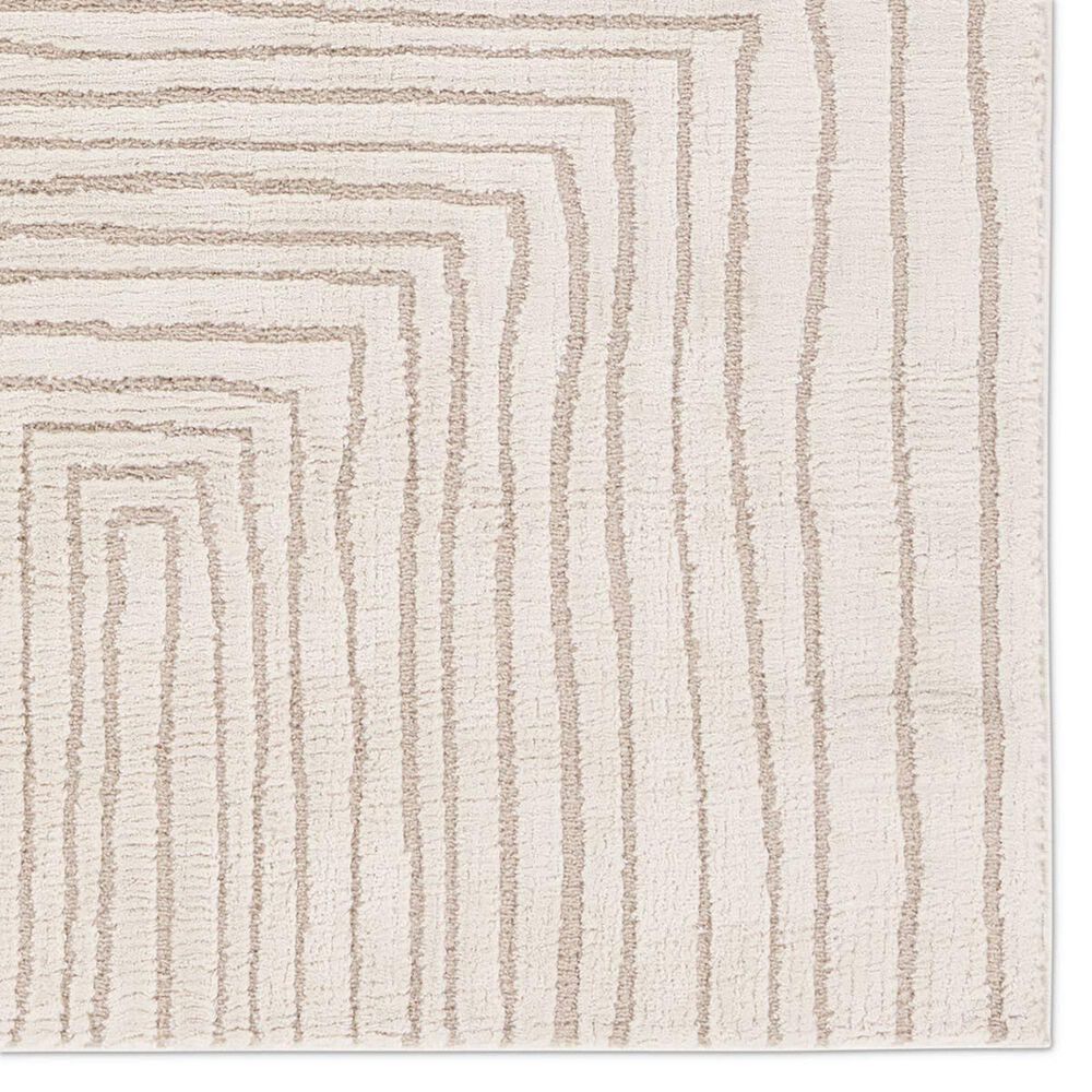 Jaipur Jaida Fantana 8'10" x 12' Gray Morn, Humus and Coconut Milk Area Rug, , large