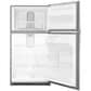 Whirlpool 20.5 Cu. Ft. Top-Freezer Refrigerator in Monochromatic Stainless Steel, , large