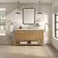 James Martin Vanities Breckenridge 60" Single Bathroom Vanity in Light Natural Oak with 3 cm Ethereal Noctis Quartz Top, Rectangular Sink and FreePower Wireless Charger, , large