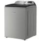 Maytag 5.2 Cu. Ft. Smart Top Load Washer and 7.4 Cu. Ft. Smart Gas Top Load Dryer Laundry Pair in Classic Silver, , large