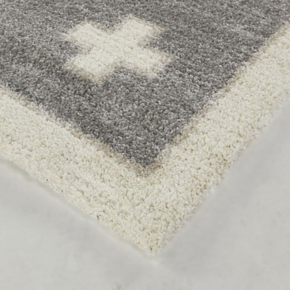 Balta Rugs Mina 7&#39;10&quot; x 10&#39; Grey Area Rug, , large