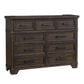 Mayberry Hill Colorado 9 Drawer Dresser Only in Charcoal, , large