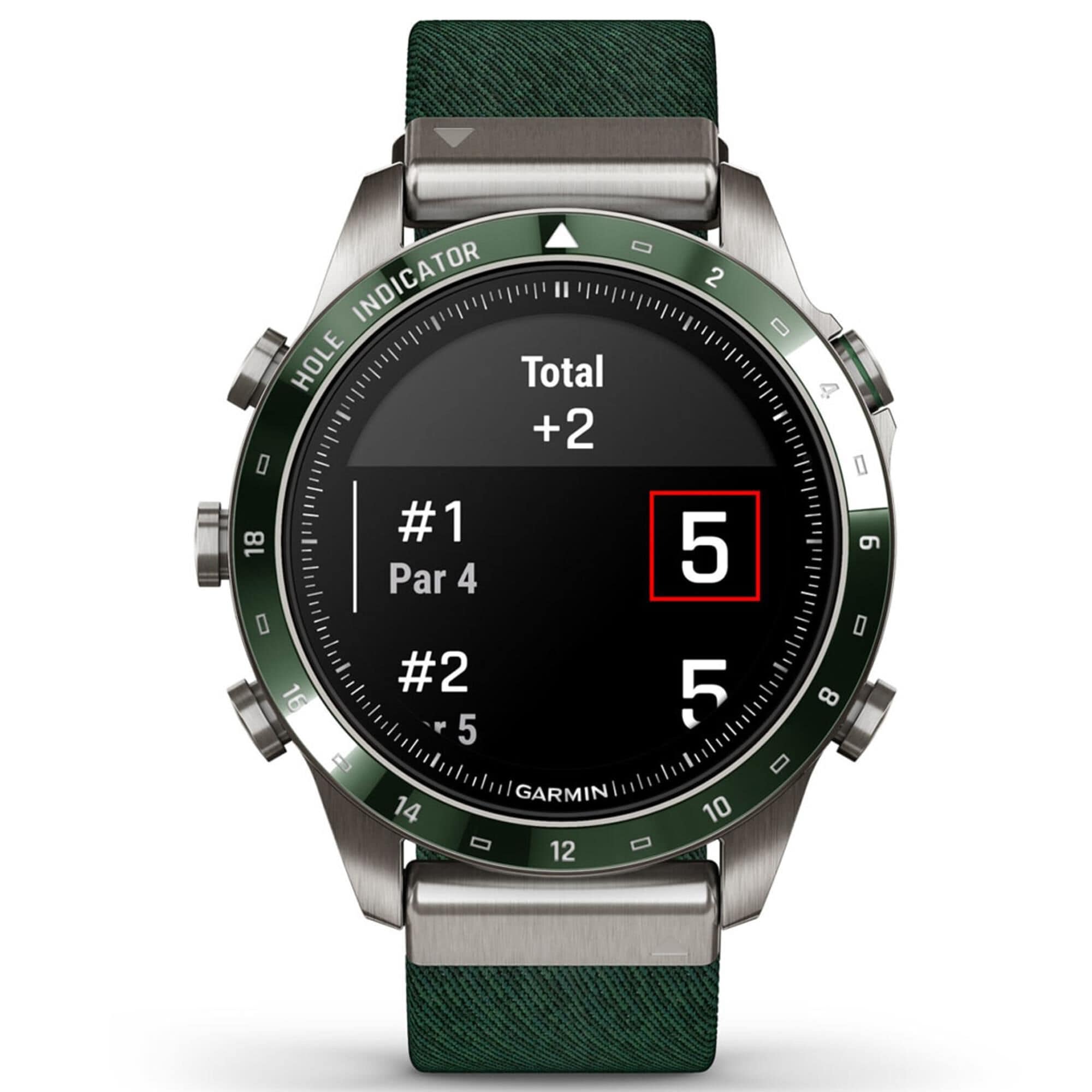 Garmin MARQ 2 Golfer AMOLED Smartwatch Silver Grade 5 Titanium