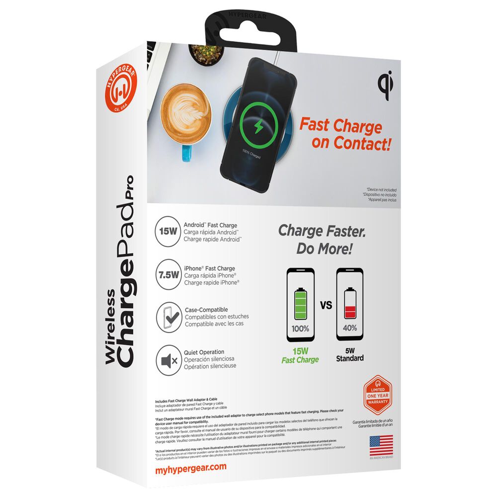 Hypercel ChargePad Pro 15W Wireless Fast Charger in Blue, , large