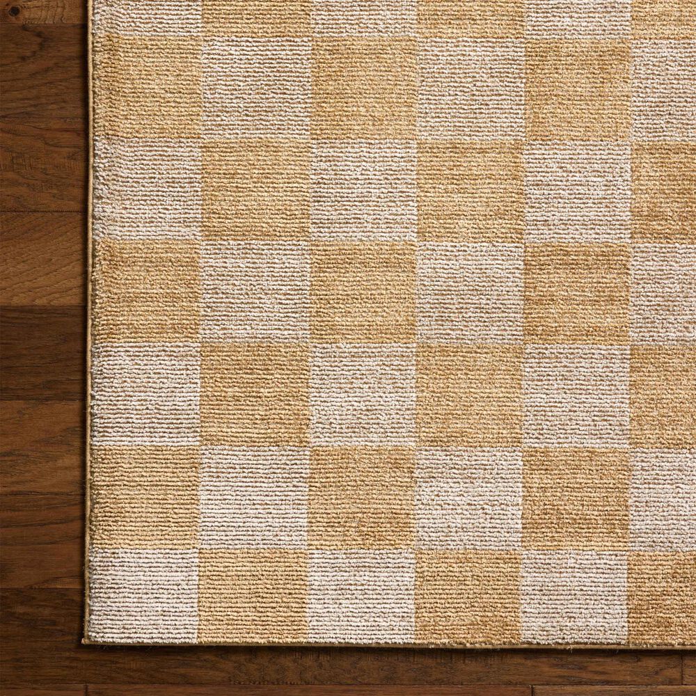 Chris Loves Julia x Loloi Calvin Apricot and Ivory 2'3" x 3'10" Area Rug, , large