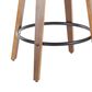 Lumisource Tintori Counter Stool in Cream, Walnut and Black (Set of 2), , large