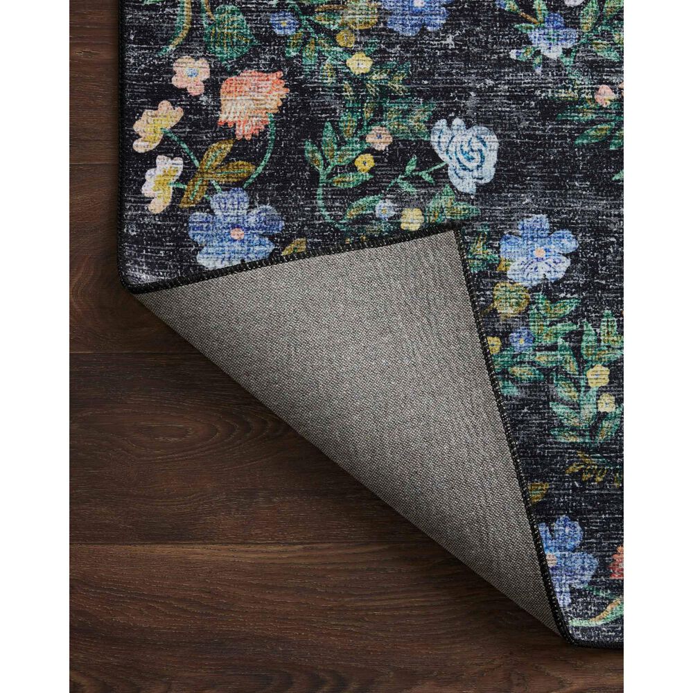 Rifle Paper Co. Palais 2&#39;3&quot; x 3&#39;9&quot; Black Area Rug, , large