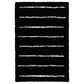 Safavieh Venus Shag VNS604Z 5"3" x 7"6" Black and Ivory Area Rug, , large