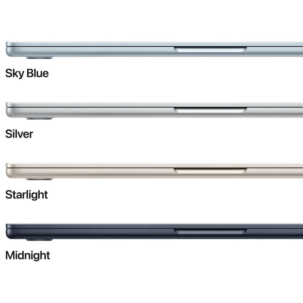Apple MacBook Air 15-inch Laptop M4 chip - 10 Core CPU - 10 Core GPU - 16GB Memory - 512GB SSD - Midnight &#40;Latest Model&#41;, , large