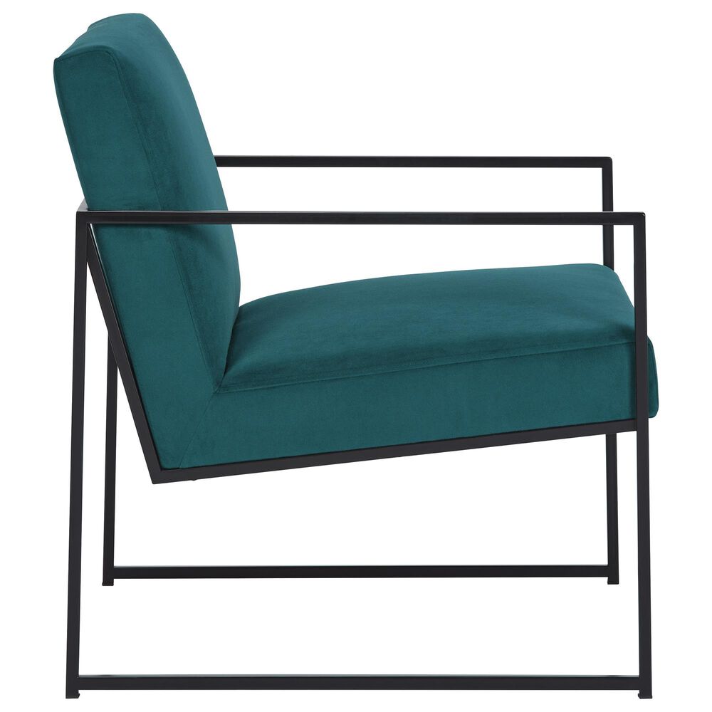 Signature Design by Ashley Aniak Accent Chair in Rainforest Velvet, , large