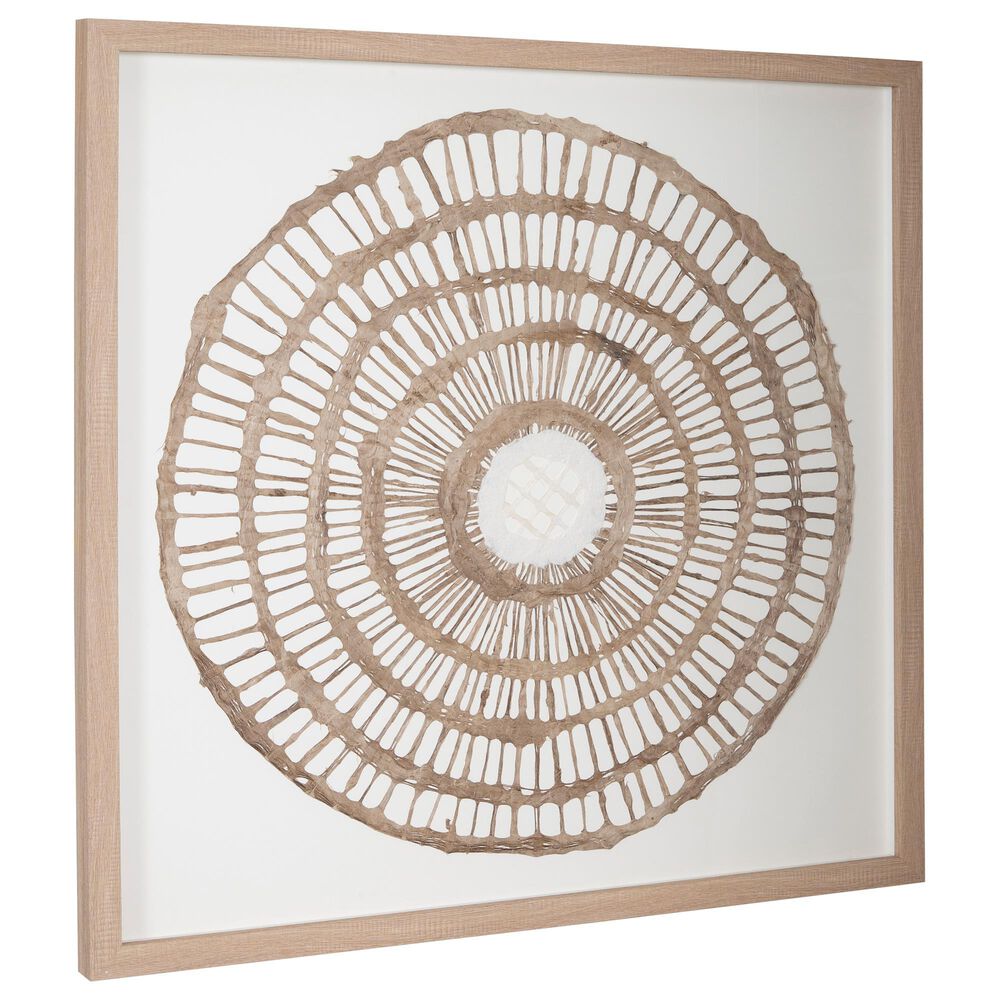 Ashley Brockham 38.25" x 38.25" Wall Decor in Brown, , large