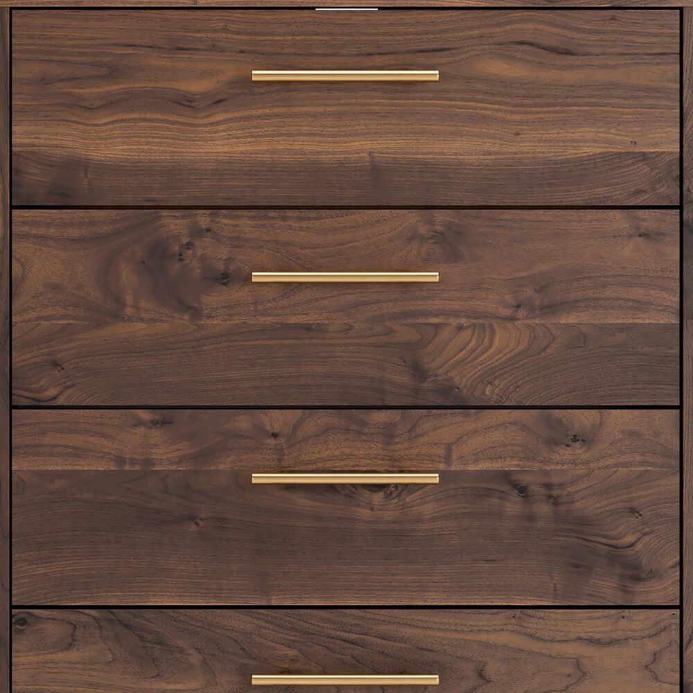 Ashley Calverson 5-Drawer Chest in Mocha, , large