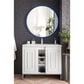 James Martin Vanities Alicante 39.5" Single Bathroom Vanity in Glossy White and Brushed Nickel with 5 cm White Glossy Resin Top and Rectangular Sink, , large